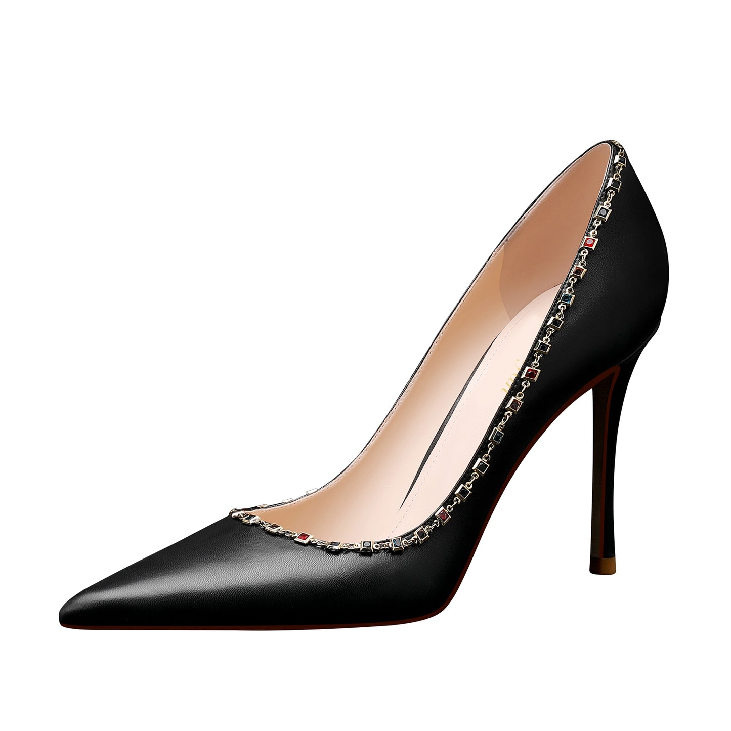 Women's Elegant Leather High Heels: Pumps, Slip Ons for Casual & Dress