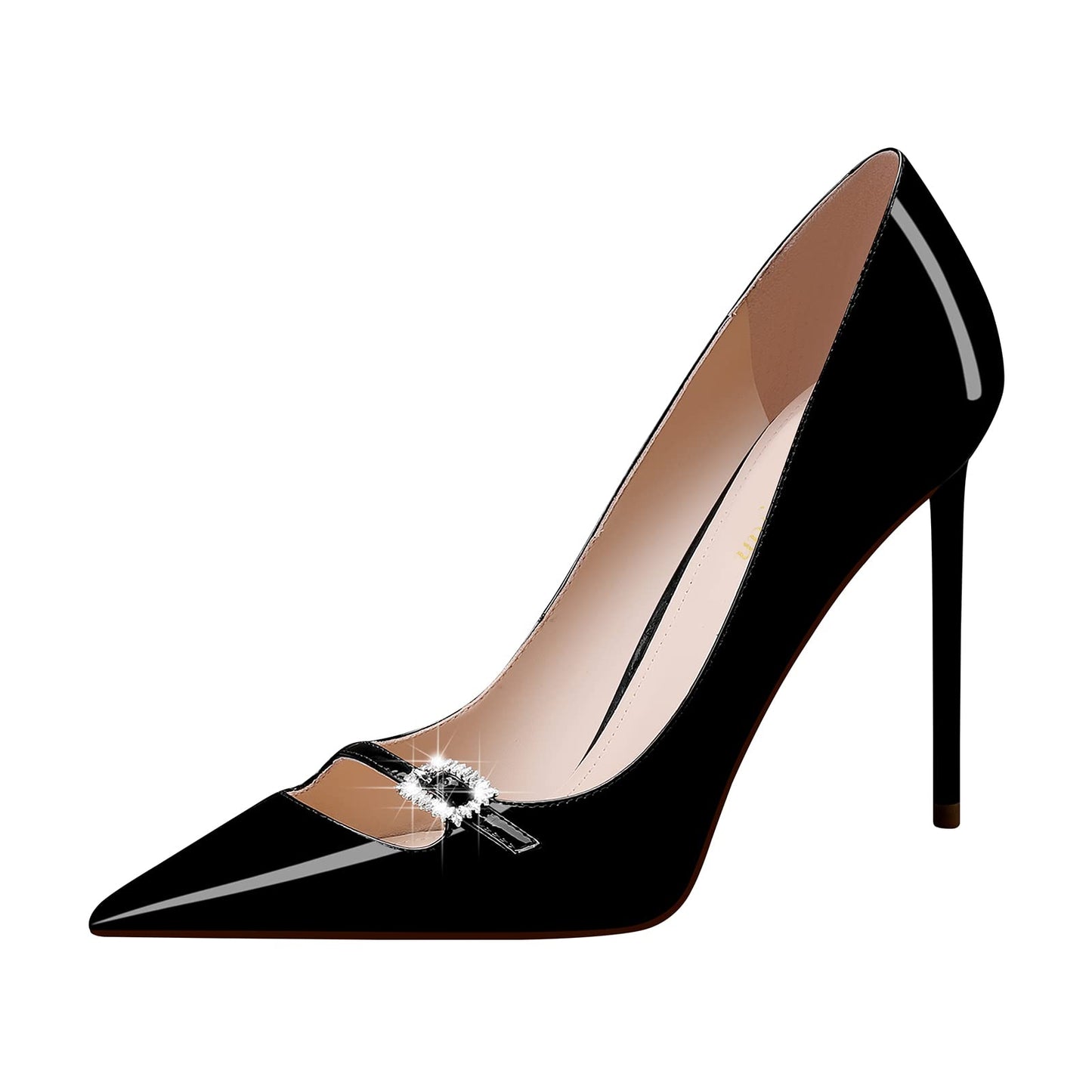 Patent Heels Casual Women Leather Heels and Stiletto Pumps